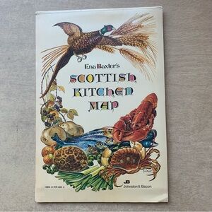 Ena Baxter's SCOTTISH KITCHEN МАР 1974 vintage ephemera